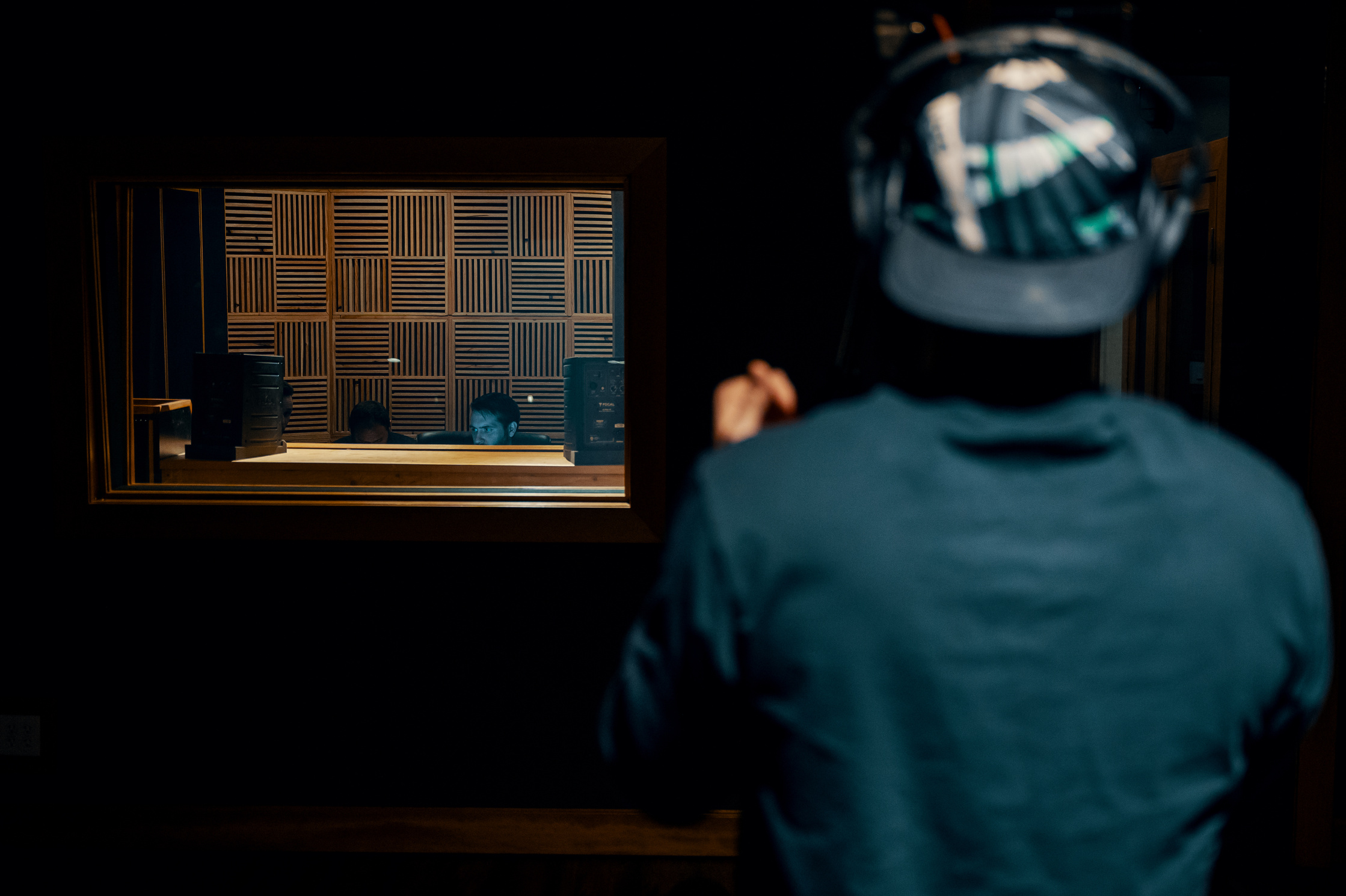 Man Inside The Recording Studio